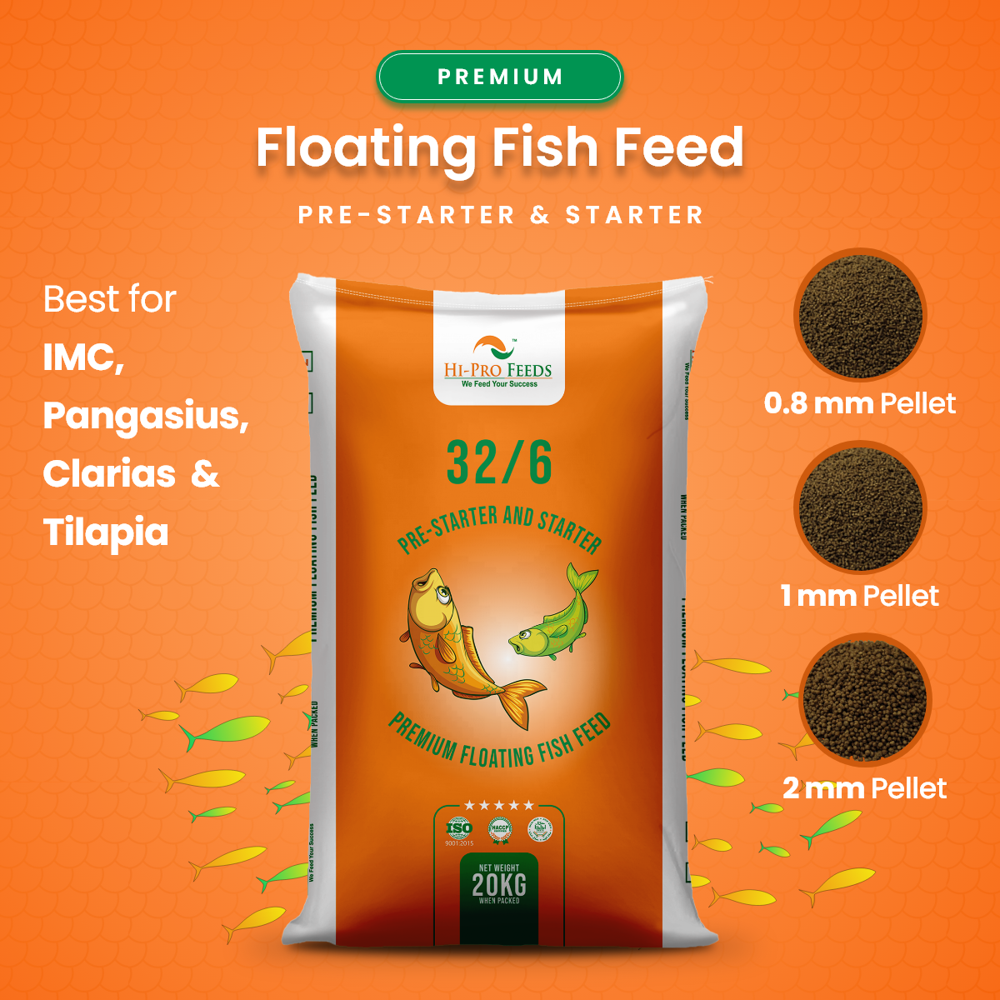 32/6 Starter Fish Feed - 2MM