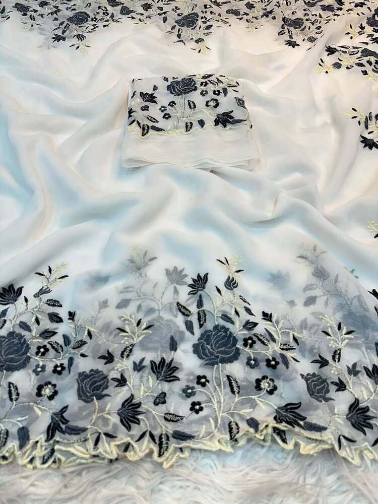 Super Georgette styalist saree