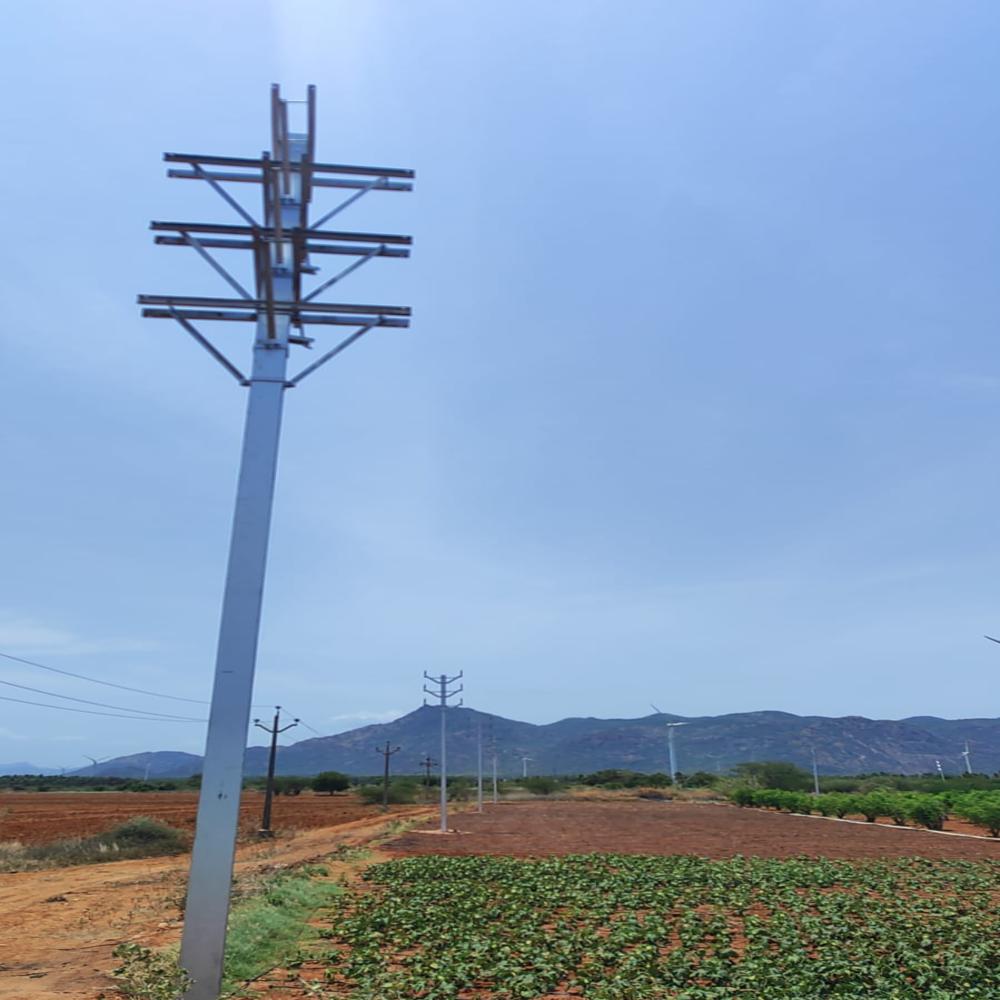 11 kv ht line construction