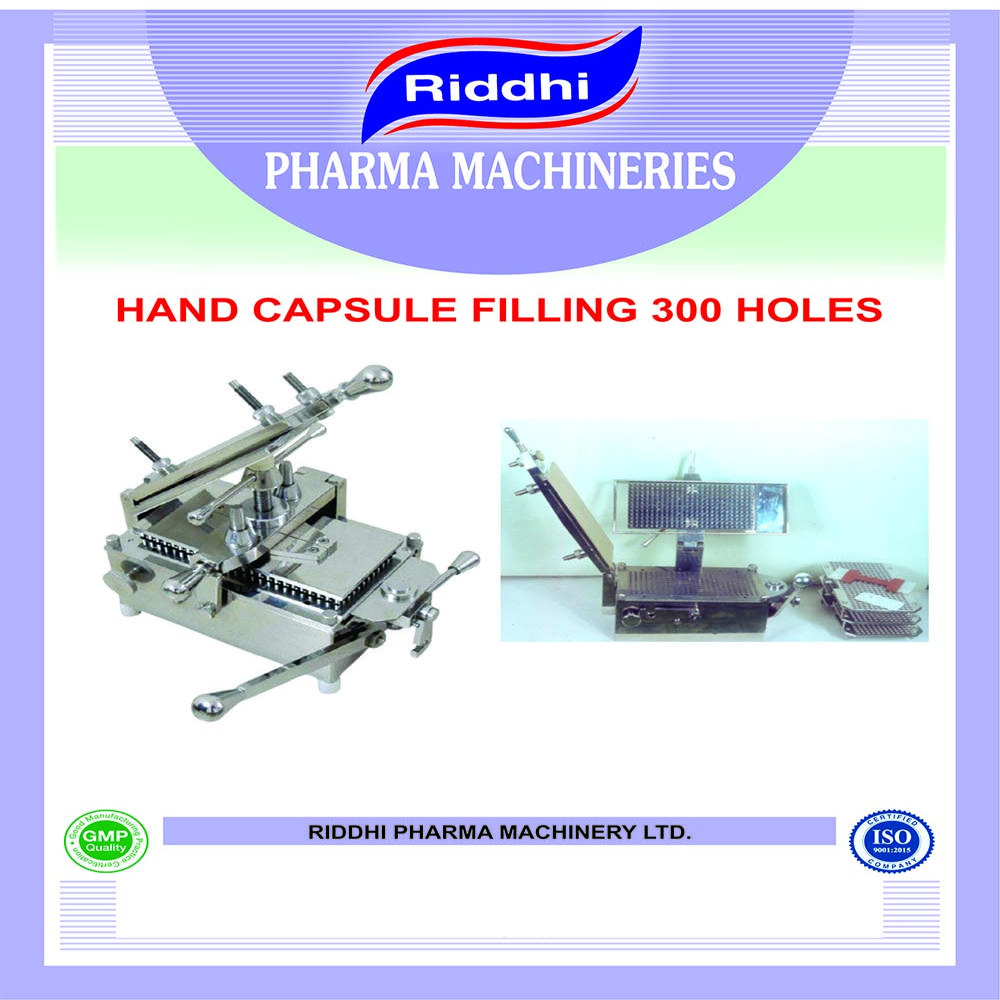 Hand Capsule Filling Machine 300 Holes