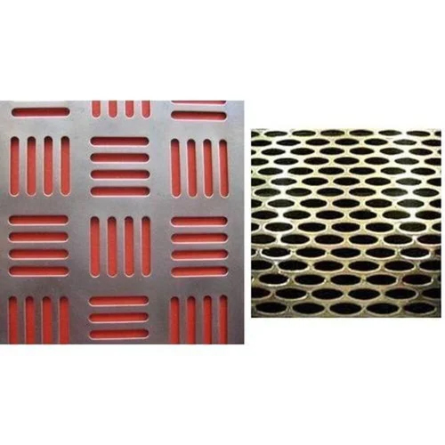 Metal Perforated Sheet - Color: Silver