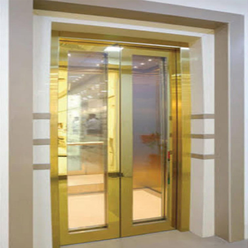 Customized Elevator Door - Color: Golden