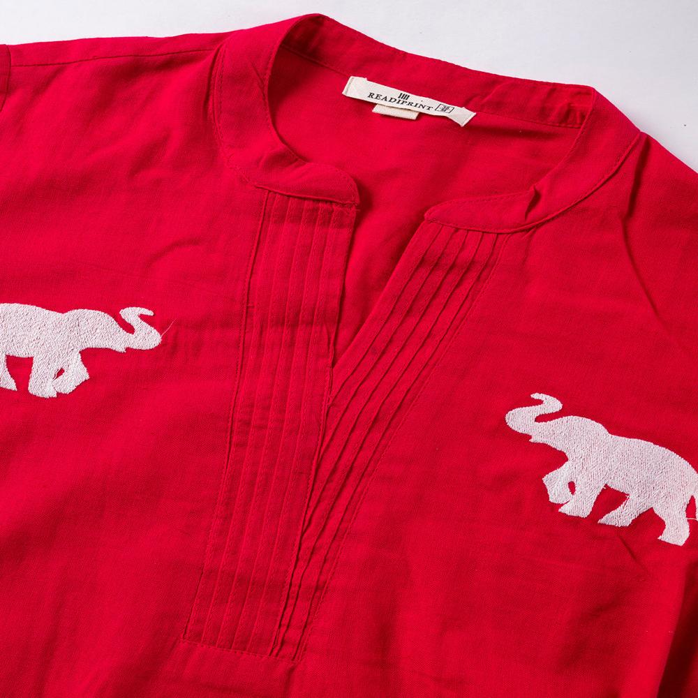 Straight Style Cotton Flex Fabric Pink Color Kurta And Bottom 