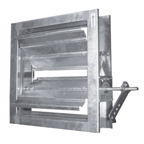 01_Volume Control Damper - Color: Silver