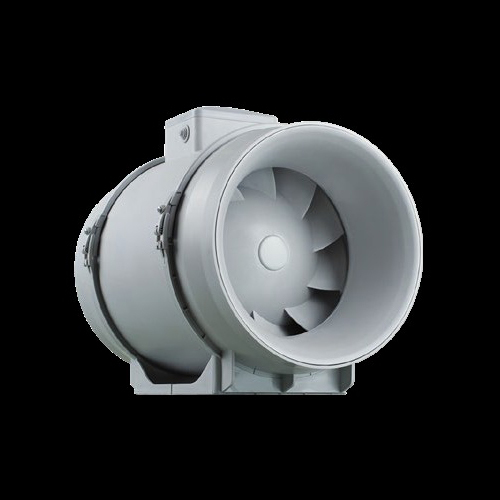 Abs Inline Fan - Color: Light Grey Or White