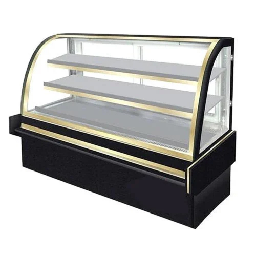 Curved Glass Sweet Display Counter - Color: Customized