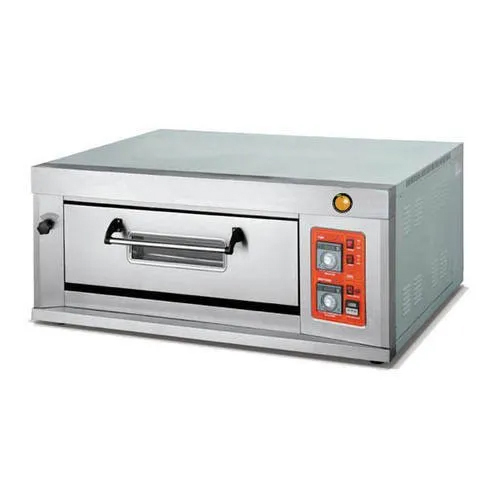 Gas Operated Pizza Baking Oven - Color: Silver