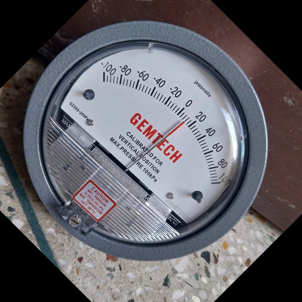 NO 1 Gauge GEMTECH Differential Pressure Gauge Delhi