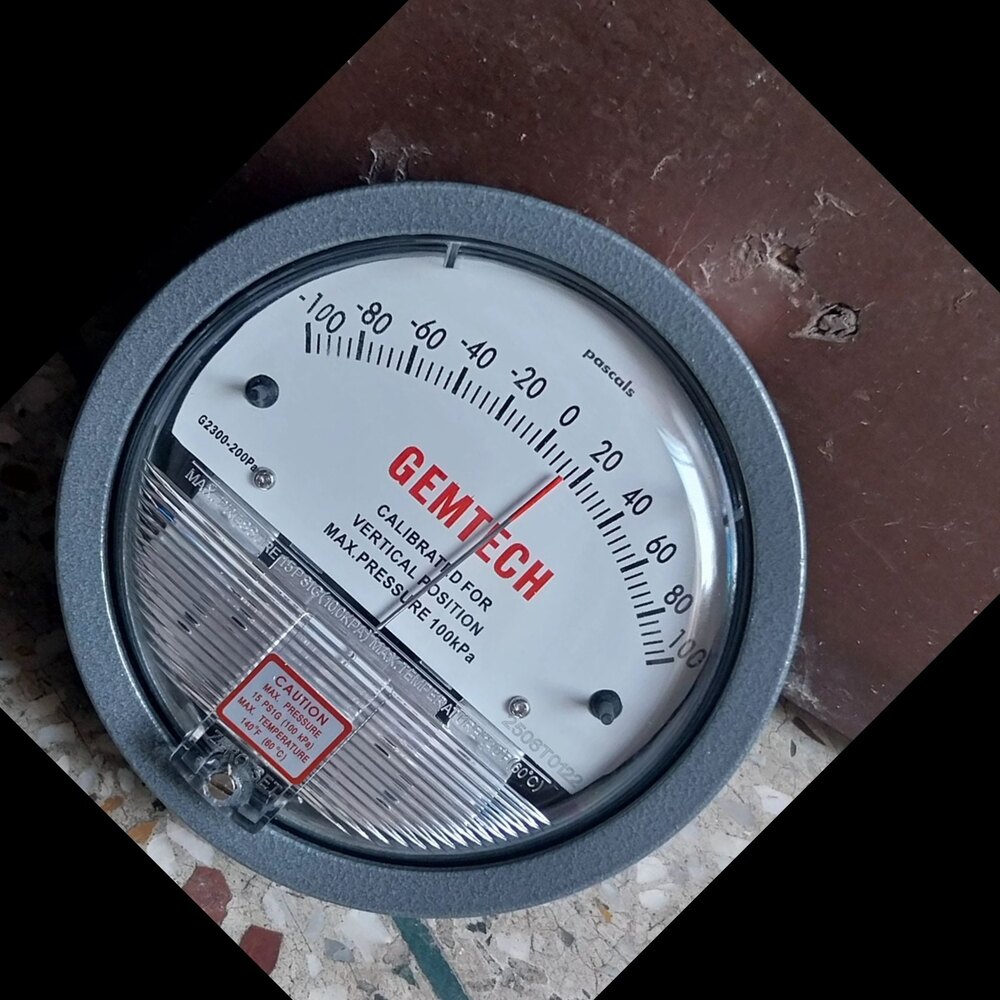 NO 1 GEMTECH Differential Pressure Gauge Delhi