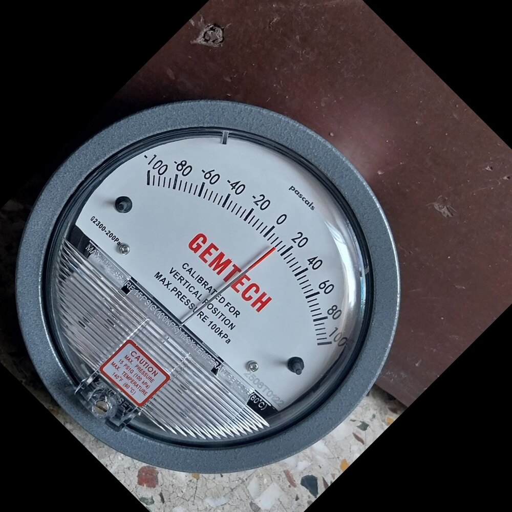 NO 1 GEMTECH Differential Pressure Gauge Delhi