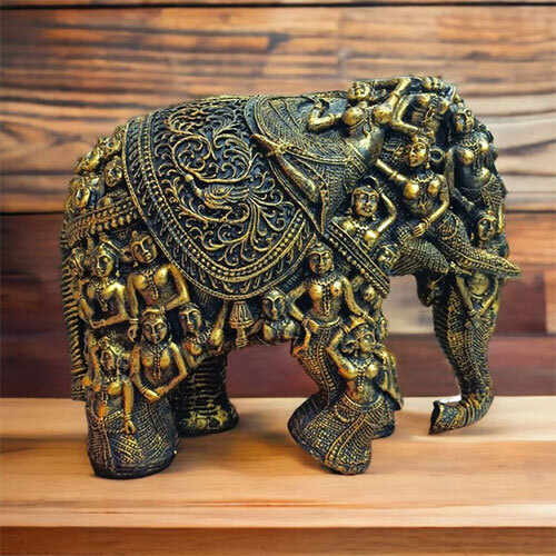 Marble Resin Elephant Statue