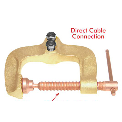Ecg80 Earth Clamp Heavy Duty 800A - Application: Safety Grounding