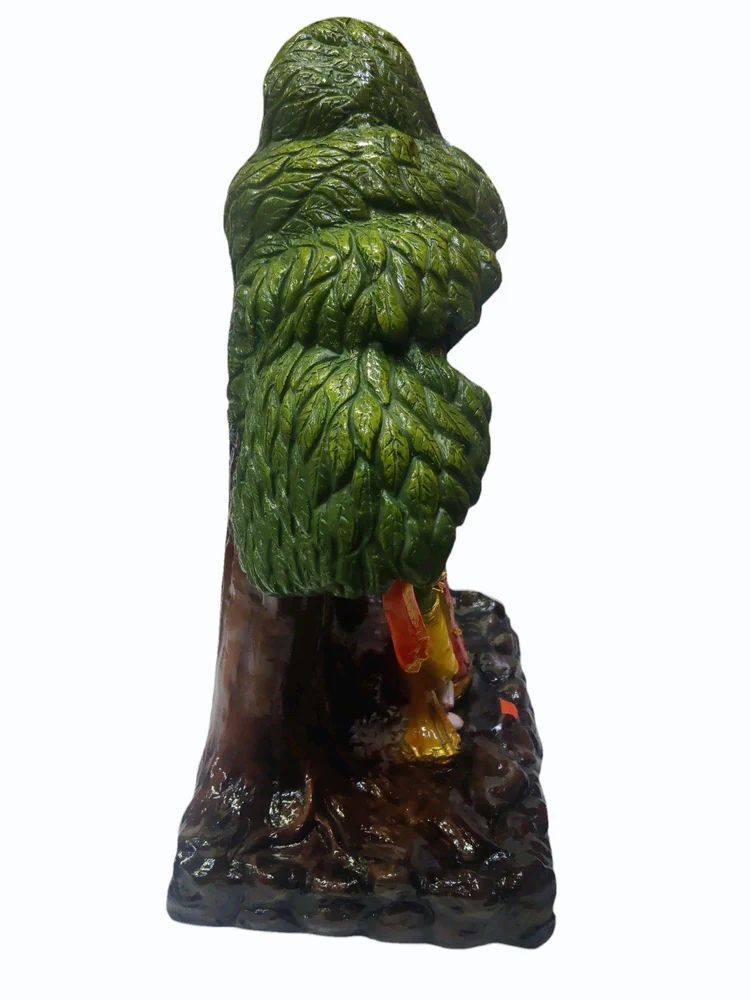 Polished Marble Radha Krishna Statue