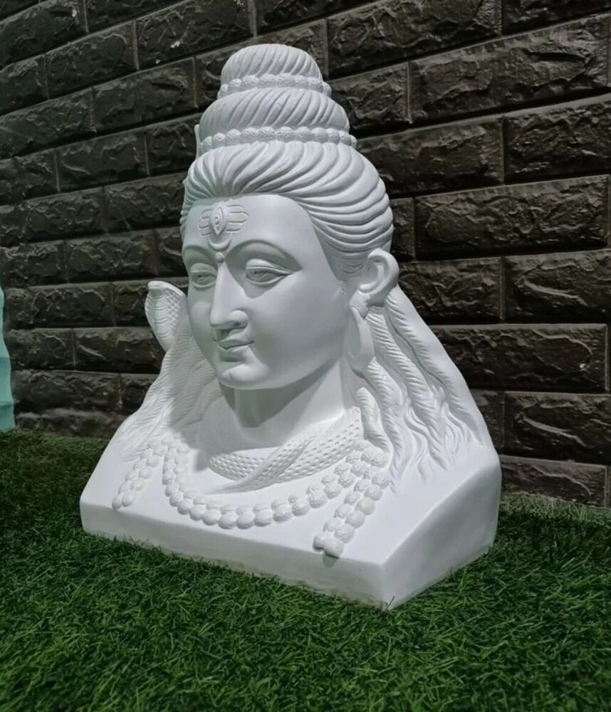 White Marble Lord Shiv Statue