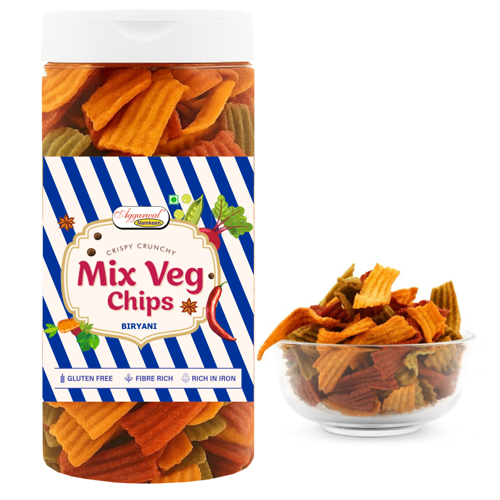 Mix Vegetable Biryani Chips - Feature: No Artificial Colors Or Flavors