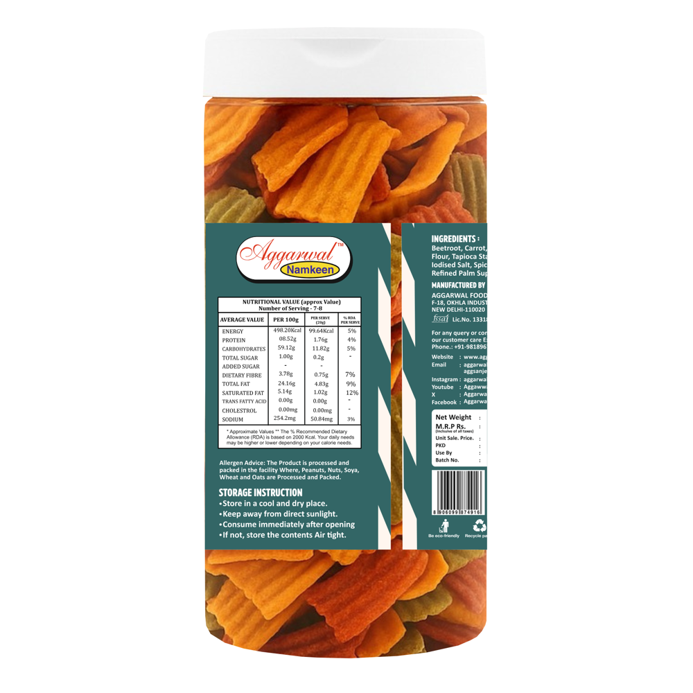 Mix Vegetable Bhel Chaska Chips - Feature: No Artificial Colors Or Flavors