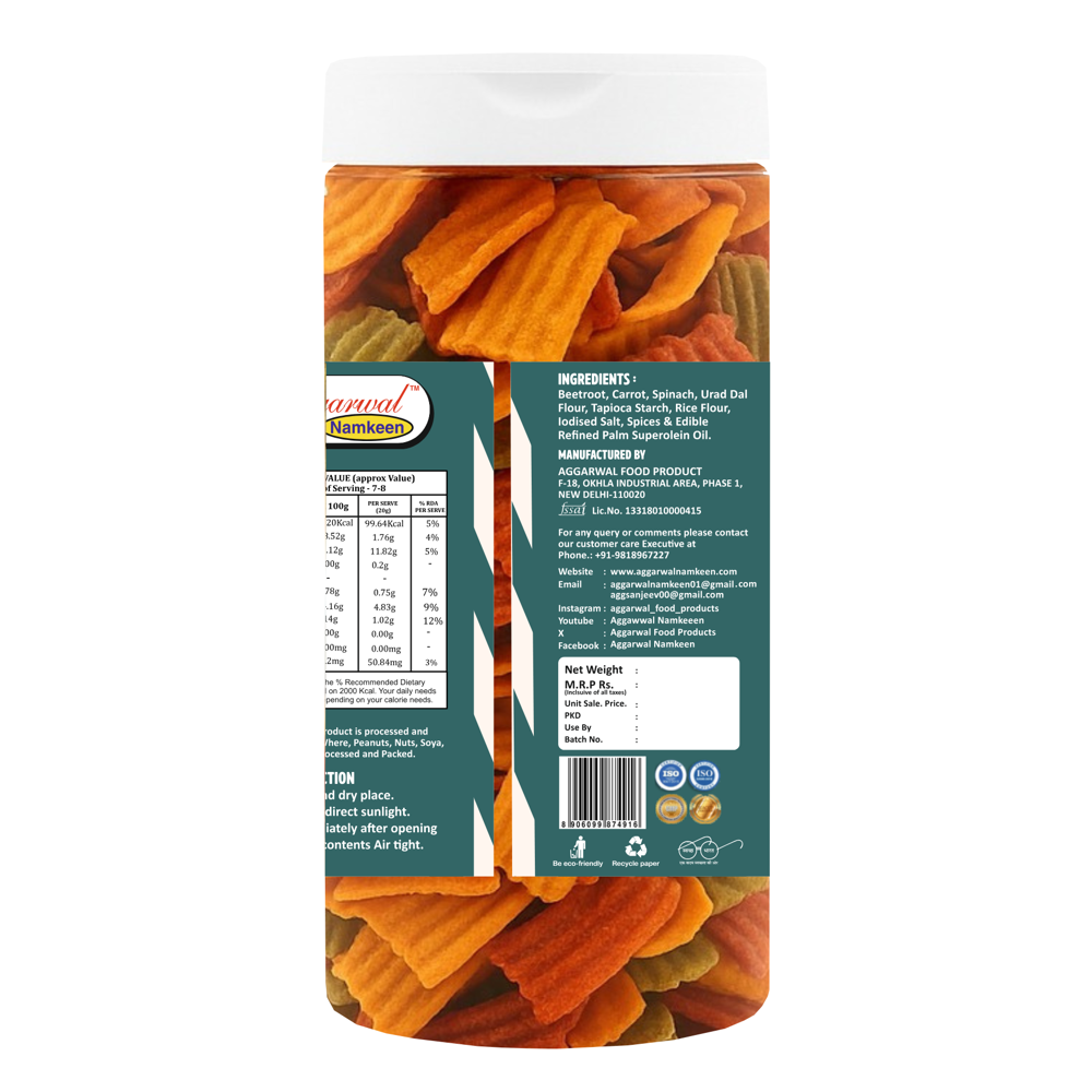 Mix Vegetable Bhel Chaska Chips - Feature: No Artificial Colors Or Flavors