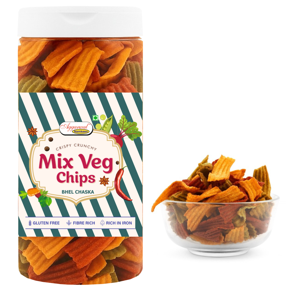 Mix Vegetable Bhel Chaska Chips - Feature: No Artificial Colors Or Flavors