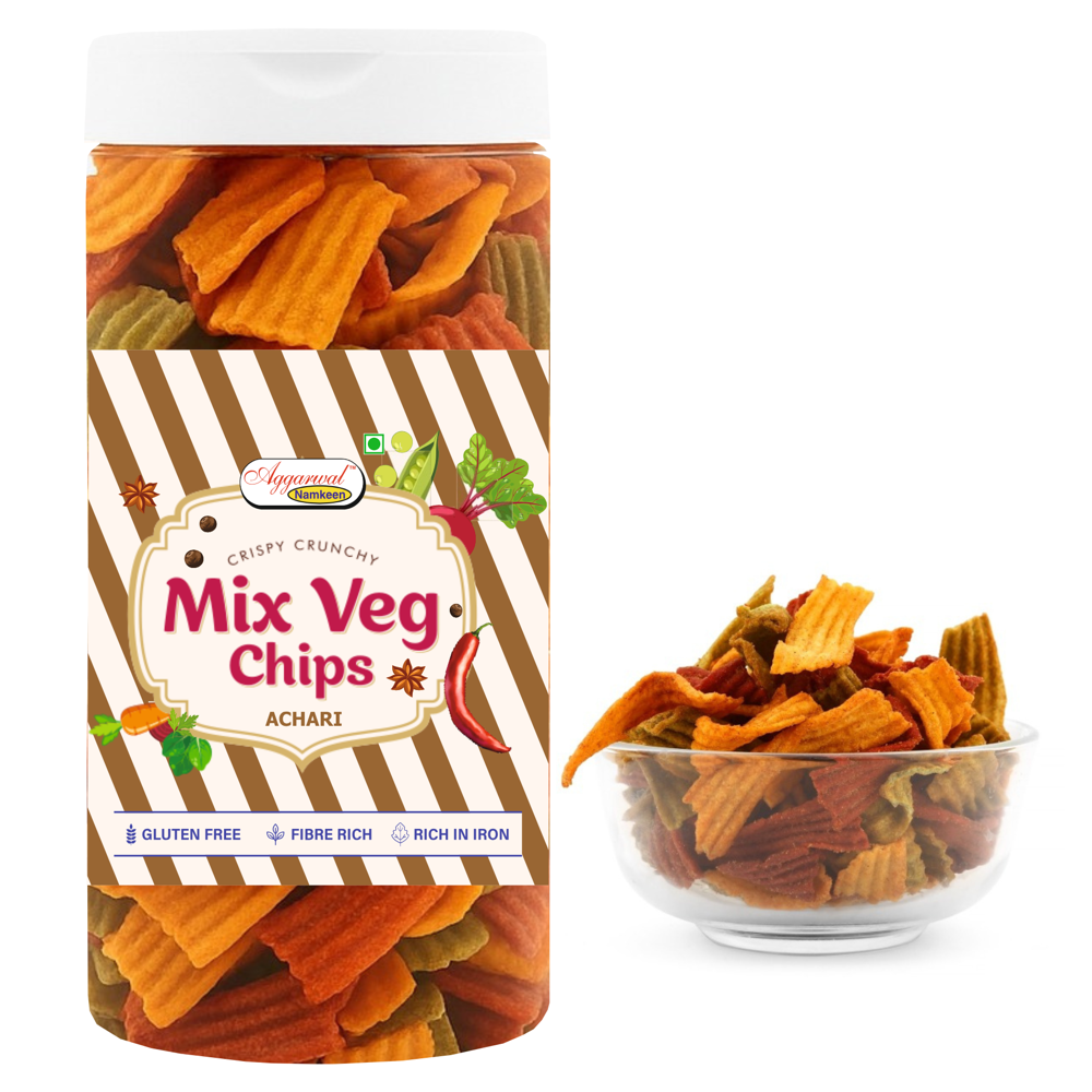 Mix vegetable Achari chips