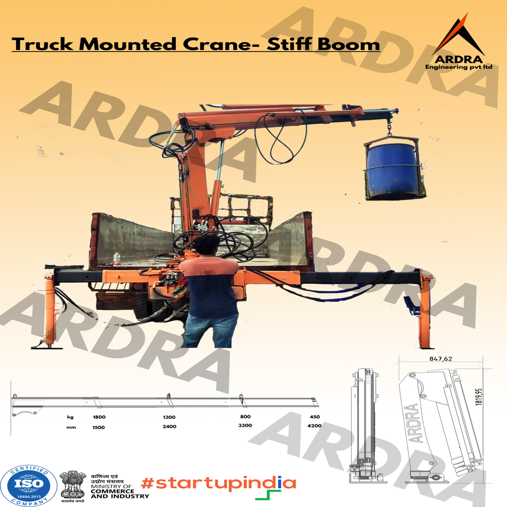 Truck Mounted Crane (Stiff Boom) - Application: Factory