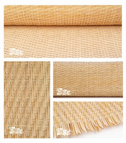 Rattan Cane Webbing Roll (Net Design) - Color: Brown