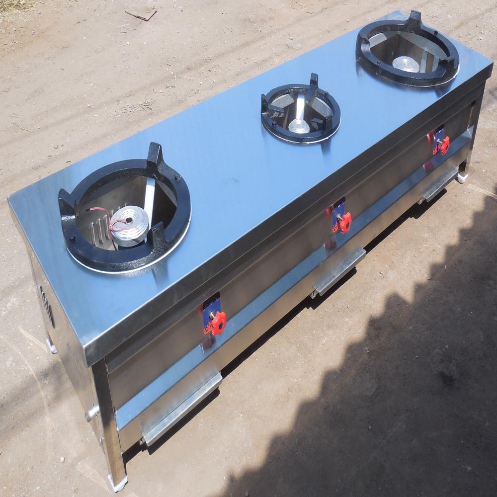 Three  Bay Burner Covering