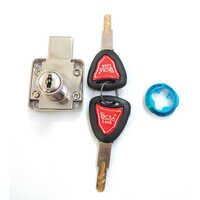 Furniture Lock - Color: Silver