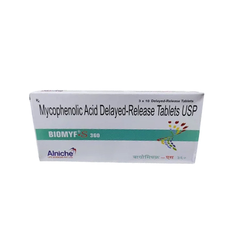 360mg Mycophenolic Acid Delayed Release Tablets