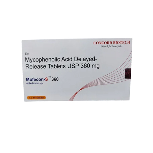 360mg Mycophenolic Acid Delayed Release Tablets