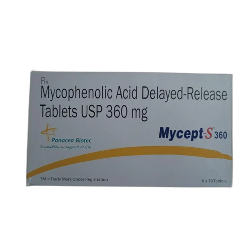 360mg Mycophenolate Acid Delayed Release Tablets