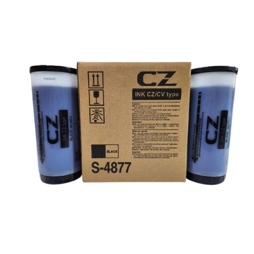 S-4877 Blue lnk For Use In : Riso Digital Duplicator