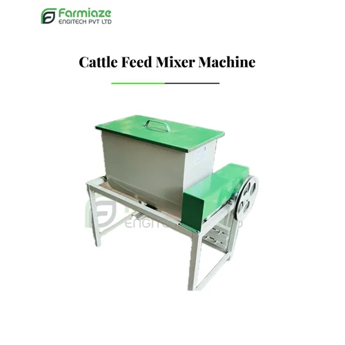 100 Kg Cattle Feed Mixer Machine - Feature: High Efficiency