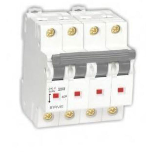 Mcb | Four Pole Mcb (Fp) - Color: White