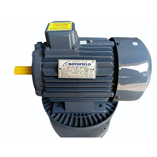 Rotofield 2 Hp 1440 Rpm 3 Phase Induction Motor - Efficacy: Ie2