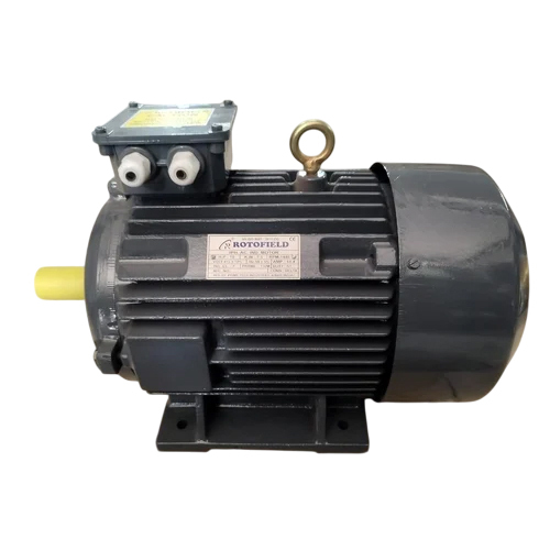 Rotofield 10 Hp Three Phase Electric Motor - Efficacy: Ie4
