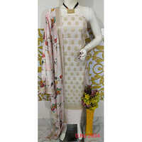 Banarasi Suit with Digital Print Dupatta
