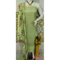 Banarasi Suit with Digital Print Dupatta