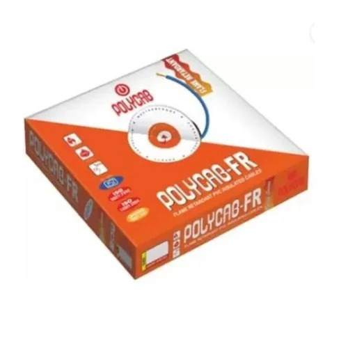 Polycab 1.5 Sqmm Wire, Flame Retardent (Fr) ,Multistrand, 90M, Red - Features: Good Quality