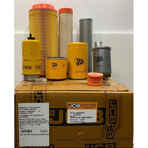 Jcb Oil Filter Kit - Color: White