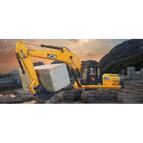 Jcb 380Lc Quarry Master Excavator - Color: Yellow