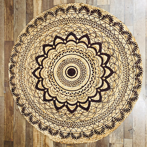Round Rugs - Back Material: Anti-Slip Latex