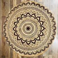Round Rugs - Back Material: Anti-slip Latex