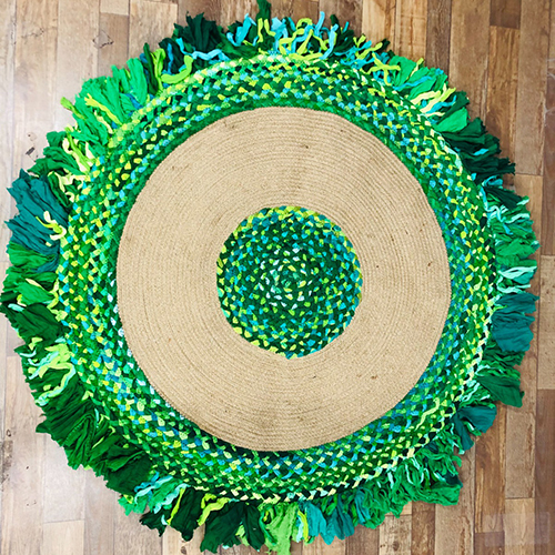 Round Rugs - Back Material: Anti-slip Latex