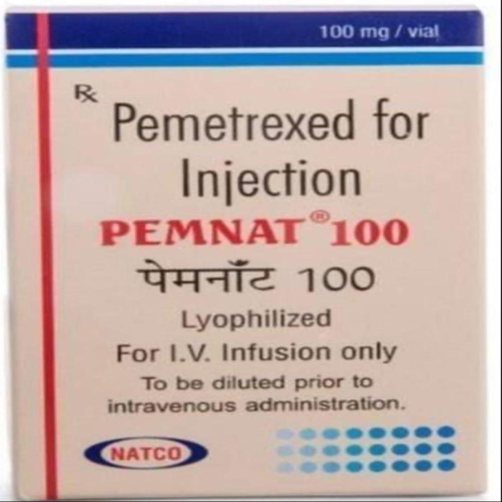 Pemnat Pemetrexed 100Mg Injection - Origin: India