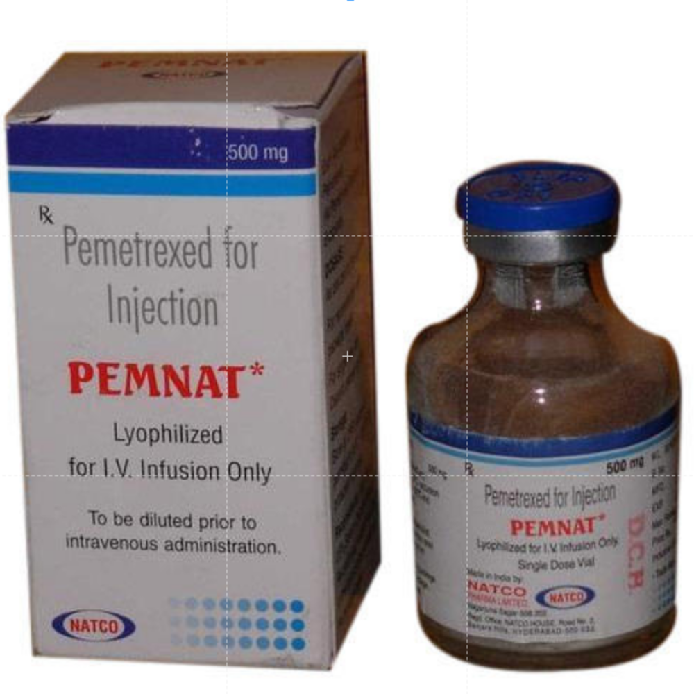 Pemnat Pemetrexed 500Mg Injection - Origin: India