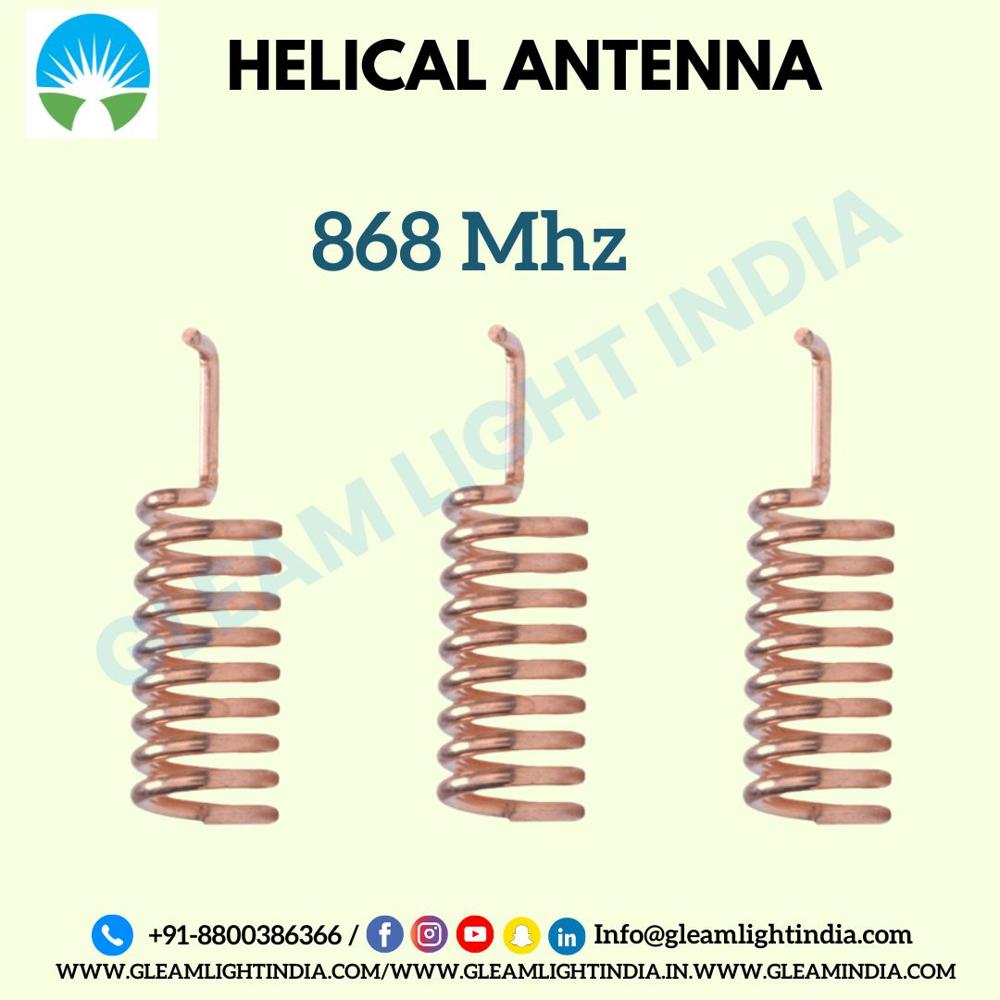 868 Mhz Helical Antenna - Application: Wireless Communication