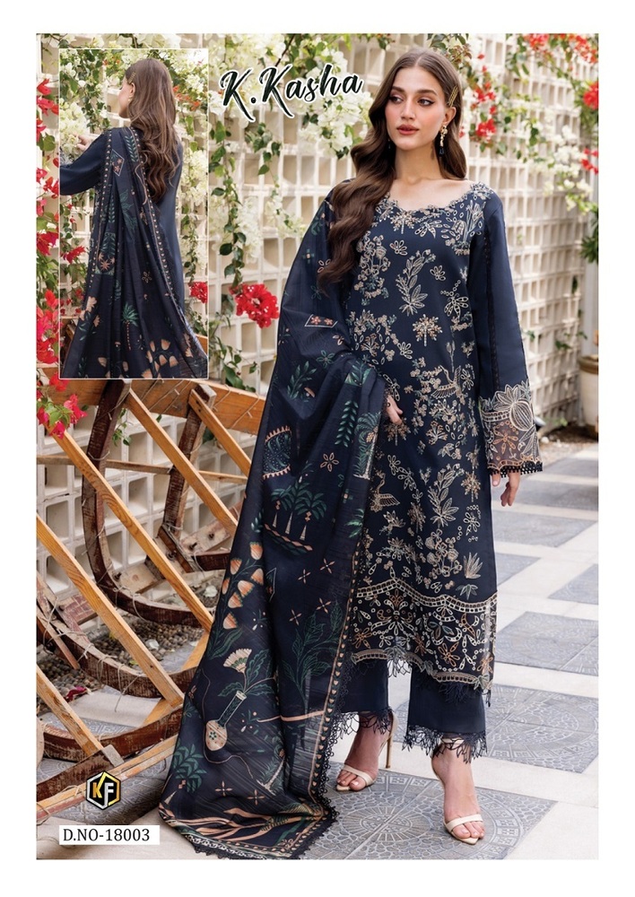 Keval K Kasha Vol-18  Dress Material