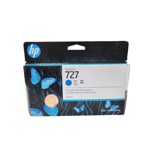 Hp Designjet 727 / 727 Cyan Ink Cartridge 130Ml - Application: Offset Printing