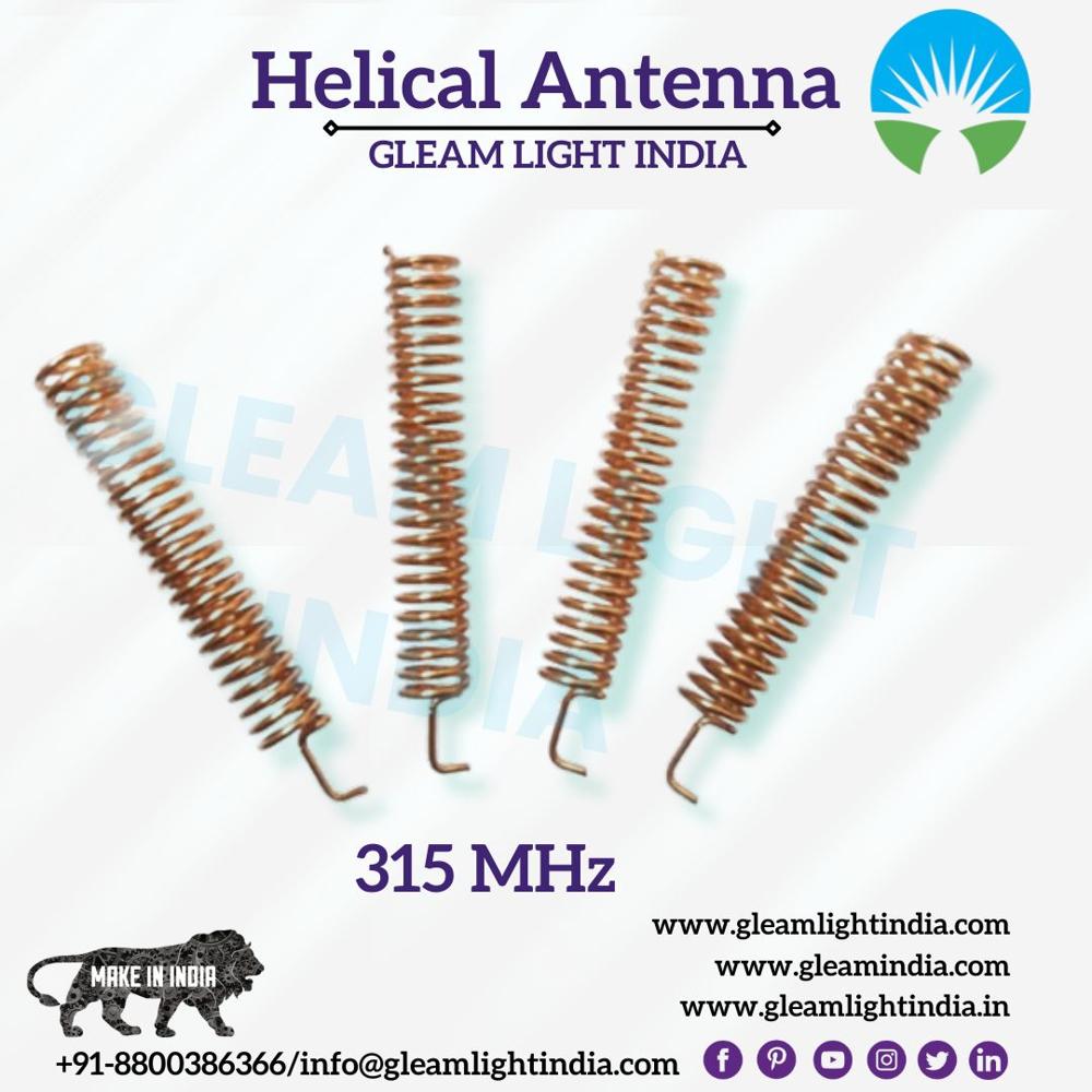 315 Mhz Helical Antenna - Application: Wireless Communication
