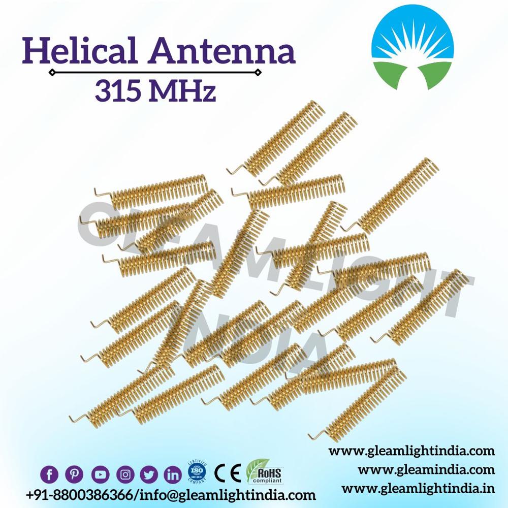 315 Mhz Helical Antenna - Application: Wireless Communication